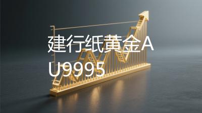 建行纸黄金AU9995