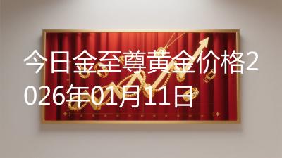 今日金至尊黄金价格2026年01月11日