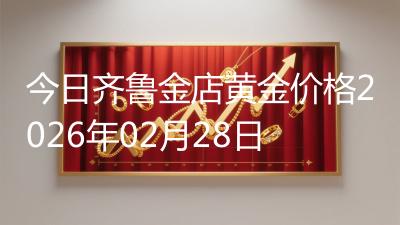 今日齐鲁金店黄金价格2026年02月28日