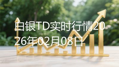 白银TD实时行情2026年02月08日