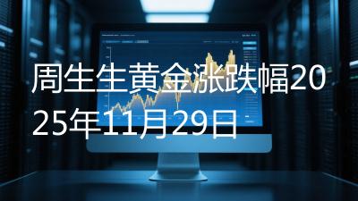 周生生黄金涨跌幅2025年11月29日