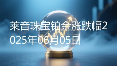 莱音珠宝铂金涨跌幅2025年06月05日