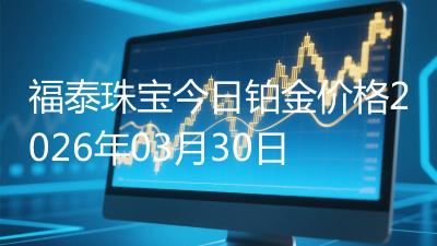 福泰珠宝今日铂金价格2026年03月30日