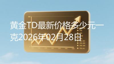 黄金TD最新价格多少元一克2026年02月28日