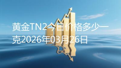 黄金TN2今日价格多少一克2026年03月26日