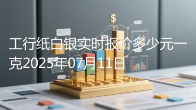 工行纸白银实时报价多少元一克2025年07月11日