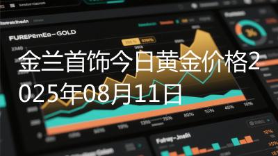 金兰首饰今日黄金价格2025年08月11日
