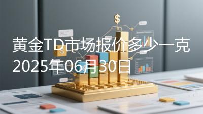 黄金TD市场报价多少一克2025年06月30日
