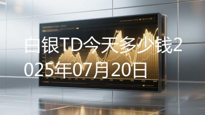 白银TD今天多少钱2025年07月20日