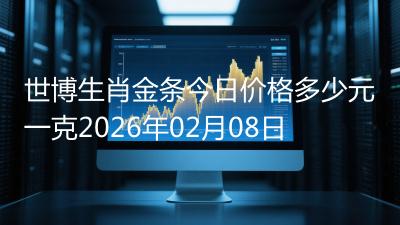 世博生肖金条今日价格多少元一克2026年02月08日