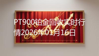 PT900铂金回收实时行情2026年01月16日