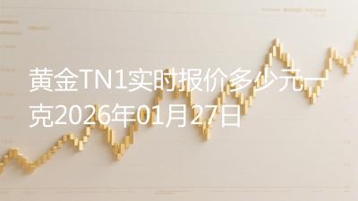 黄金TN1实时报价多少元一克2026年01月27日