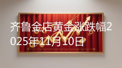 齐鲁金店黄金涨跌幅2025年11月10日