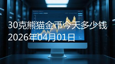 30克熊猫金币今天多少钱2026年04月01日