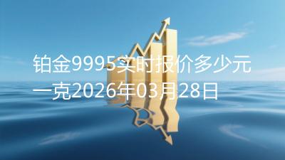 铂金9995实时报价多少元一克2026年03月28日