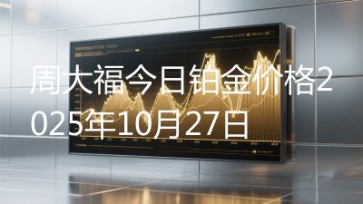 周大福今日铂金价格2025年10月27日