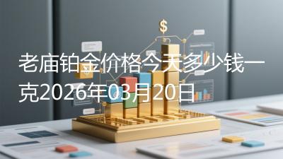 老庙铂金价格今天多少钱一克2026年03月20日