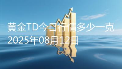 黄金TD今日行情多少一克2025年08月12日