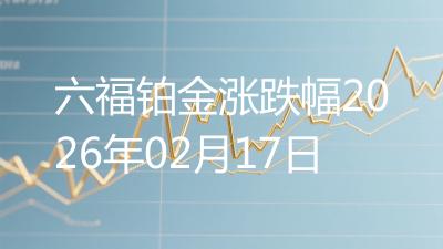 六福铂金涨跌幅2026年02月17日