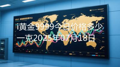 i黄金9999今日价格多少一克2025年07月18日