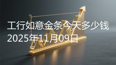 工行如意金条今天多少钱2025年11月09日