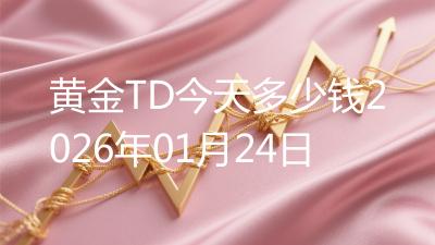 黄金TD今天多少钱2026年01月24日