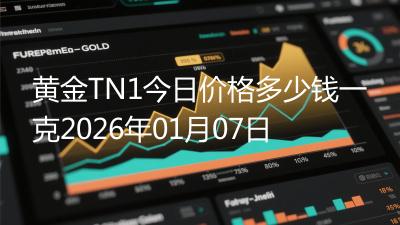 黄金TN1今日价格多少钱一克2026年01月07日