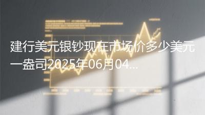 建行美元银钞现在市场价多少美元一盎司2025年06月04日