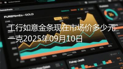 工行如意金条现在市场价多少元一克2025年09月10日