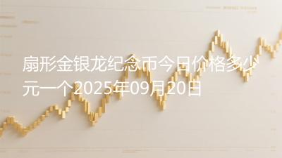 扇形金银龙纪念币今日价格多少元一个2025年09月20日