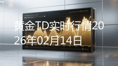 黄金TD实时行情2026年02月14日