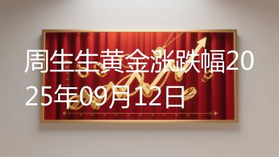 周生生黄金涨跌幅2025年09月12日