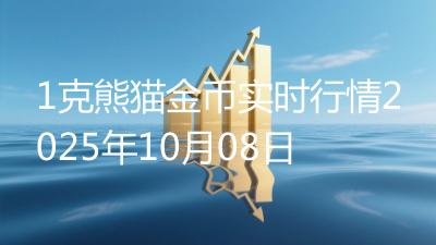 1克熊猫金币实时行情2025年10月08日