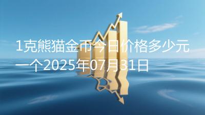 1克熊猫金币今日价格多少元一个2025年07月31日