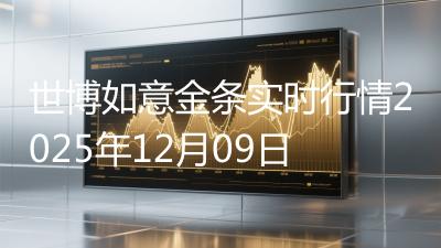 世博如意金条实时行情2025年12月09日