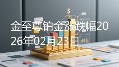 金至尊铂金涨跌幅2026年02月23日