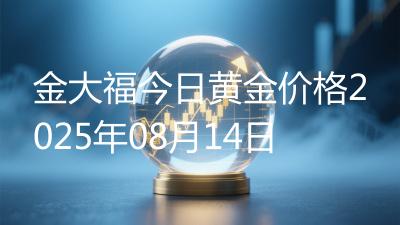 金大福今日黄金价格2025年08月14日