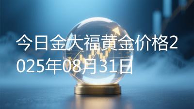 今日金大福黄金价格2025年08月31日