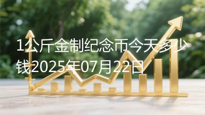 1公斤金制纪念币今天多少钱2025年07月22日
