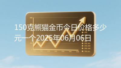 150克熊猫金币今日价格多少元一个2025年06月06日