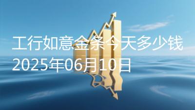 工行如意金条今天多少钱2025年06月10日