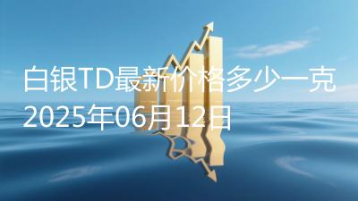 白银TD最新价格多少一克2025年06月12日