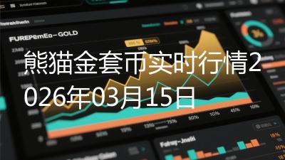 熊猫金套币实时行情2026年03月15日