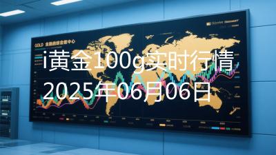 i黄金100g实时行情2025年06月06日
