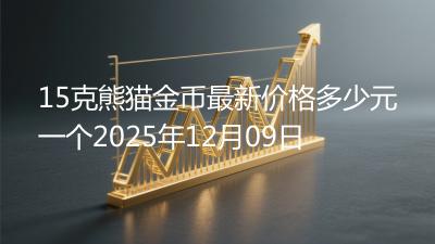 15克熊猫金币最新价格多少元一个2025年12月09日