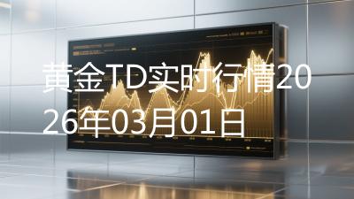 黄金TD实时行情2026年03月01日