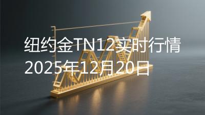 纽约金TN12实时行情2025年12月20日