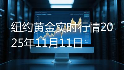 纽约黄金实时行情2025年11月11日