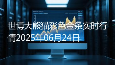 世博大熊猫彩色金条实时行情2025年06月24日