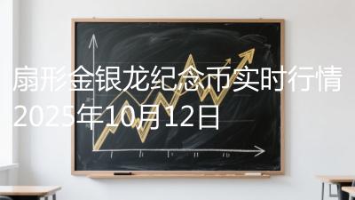 扇形金银龙纪念币实时行情2025年10月12日